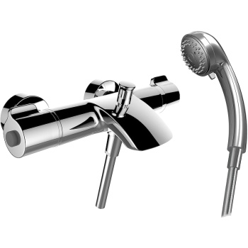 Смеситель для ванны Laufen Сurvepro 3.2370.7.004.145.1 с термостатом Хром