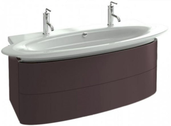 Тумба под раковину 110 см Jacob Delafon Presquile EB1105-N23 ледяной коричневый лак коричневый