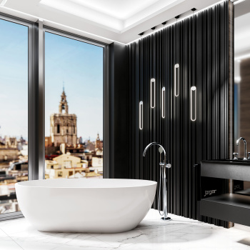 Смеситель для ванны Jorger Valencia 638.10.825.000-53 хром/аметист