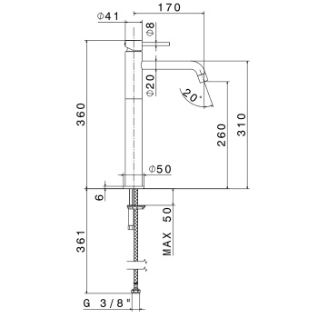 Смеситель для раковины Newform Xt 4205.21.018 хром