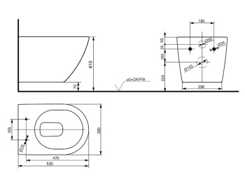 Подвесной унитаз Toto CW762MUNW1