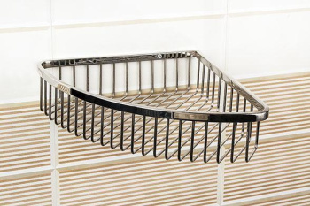 Мыльница в сеточку угловая Nofer Niza 09063.B