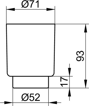 Стакан Keuco Smart 00850000100