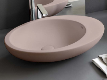 Раковина накладная Cielo Le Giare LGLA60 CP 60 см розовый