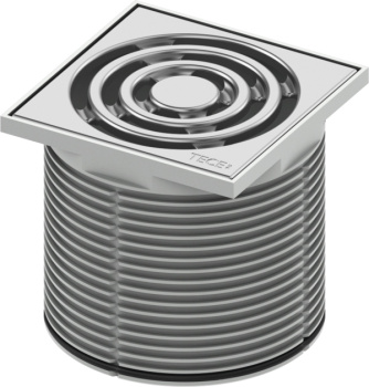 Душевой трап Tece Tecedrainpoint S 28 KDP-S110 черный/хром