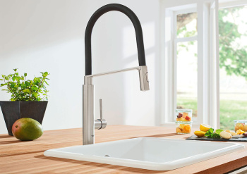 Смеситель для кухни Grohe Concetto 31491DC0 Сталь Черный