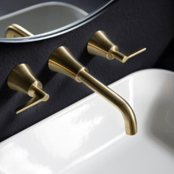 Смеситель для раковины Ramonsoler Adagietto встраиваемый золото 912001MLOC