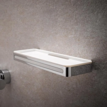 Полка Keuco Plan 14959010051 хром\белый