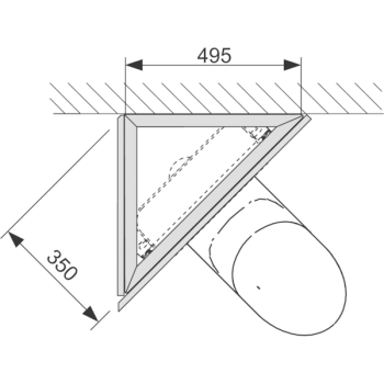 Комплект для установки модуля под углом TECE Teceprofil 9380004