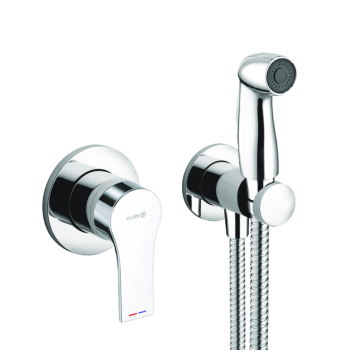 Гигиенический душ Kludi Bozz 489990565 со смесителем и скрытой частью