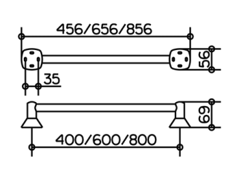 Полотенцедержатель Keuco City.2 2701010800 хром
