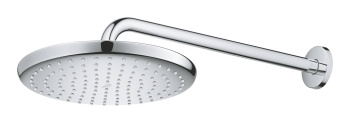 Верхний душ с кронштейном Grohe Tempesta 26668000, хром / белый