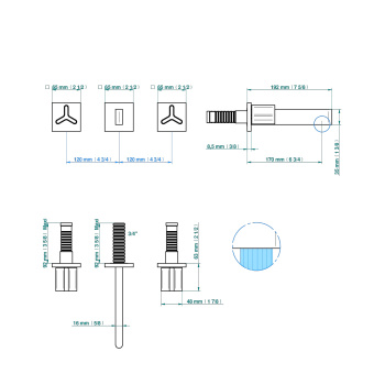 Смеситель для раковины THG Icon-x Carbone Gold U7S-F01-40GB полированное золото