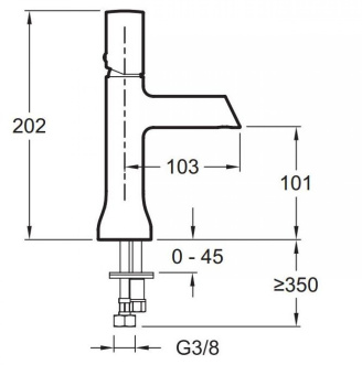Смеситель для раковины Jacob Delafon Toobi E7329-BN никель