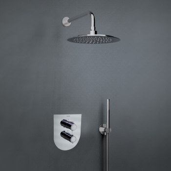 Смеситель для душа Ramonsoler Urban Chic встраиваемый термостатический с тропическим и ручным душем K2187011