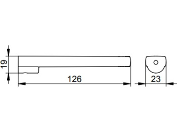 Держатель запасного рулона Keuco Moll 12763350000 титан черный шлифованный