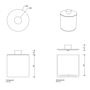 Баночка универсальная Decor Walther Crack DMD 9x11 с крышко, французское стекло Craquele, золото 933220