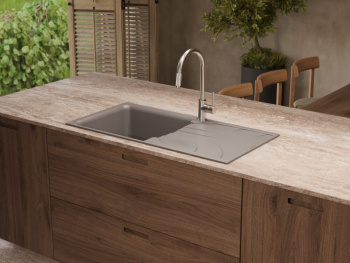 Мойка кухонная Omoikiri Yasugata 100-DC тёмный шоколад 4993848