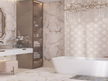 Керамическая плитка Eletto Ceramica Rosa Portogallo Декор 24.2x70 см 588382002