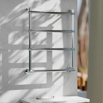 Полотенцесушитель электрический Margaroli Sole 5124704MBNB 64x52 правый черный