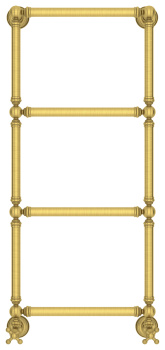 Полотенцесушитель водяной Сунержа Ренессанс 1304 960х400 051-0280-9640 состаренная латунь