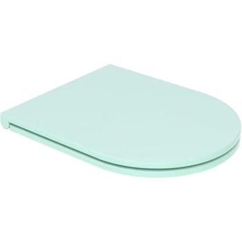 Крышка с сиденьем для подвесного унитаза GSG Ceramic Design Like LKCOPRSLTICR025 с микролифтом - бирюзовый матовый