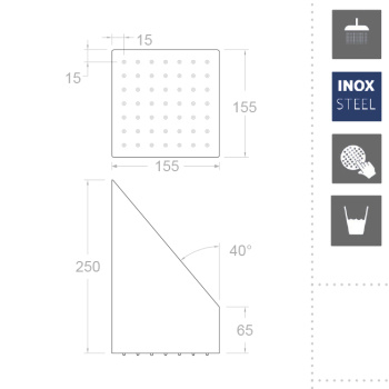 Верхний душ Ramonsoler Hydrotherapy тропический RIK