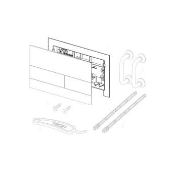 Рамка для панелей  Tece Tecesquare 9820347