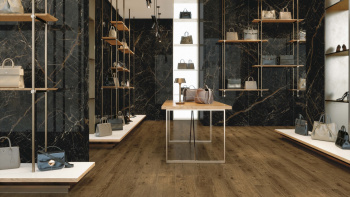 Керамогранит Atlas Concorde Russia Wine Oak Brunello 20x160 см 610010002707