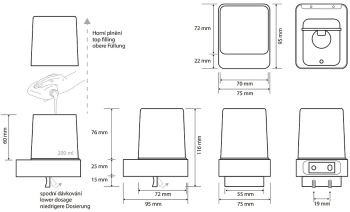 Дозатор Bemeta Nero 139309310