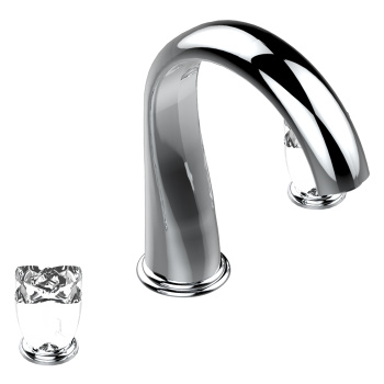Смеситель на борт ванны THG Petale De Cristal Clair U6A-A02-25SG хром