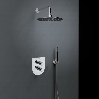 Смеситель для душа Ramonsoler Tzar встраиваемый с тропическим и ручным душем K3415021
