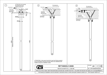 Излив потолочный Gessi Rettangolo 20099.706 Black Metal PVD