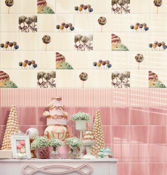 Плитка Volumen Lucciola Viola Mix 20*20