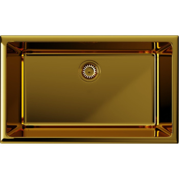 Мойка кухонная Omoikiri Okinoshima 76-U/I-G Glossy золото 4993041