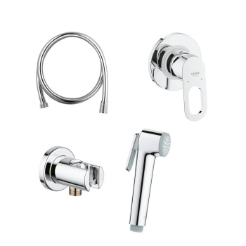 Готовый комплект для гигиенического душа, GROHE BauLoop, хром, 124895