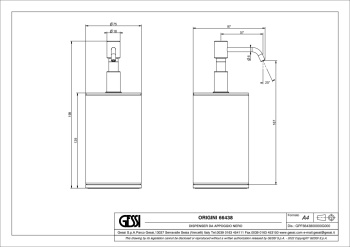 Дозатор для жидкого мыла Gessi Tondo 66438.149 Finox Brushed Nickel