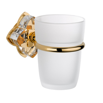 Стакан THG Petale De Cristal Clair U6A-F01-536 полированное золото