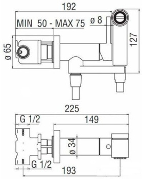 Гигиенический душ Nobili AV00600GUP