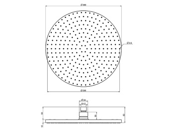 Верхний душ Fima Carlo Frattini WELLNESS F2224/2CR
