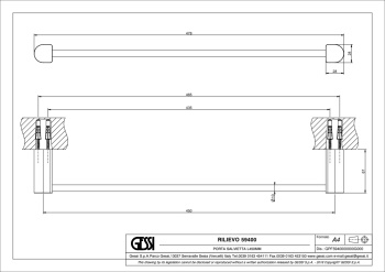 Полотенцедержатель Gessi Rilievo 59400.031 Chrome