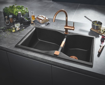 Смеситель для кухни GROHE Minta однорычажный, теплый закат 32917DA0