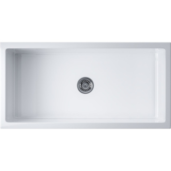 Мойка кухонная Omoikiri Mikura 91-WH Glossy белая 4993260