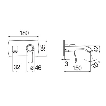 Cмеситель для раковины Nobili Sofi SI98198GDP золото
