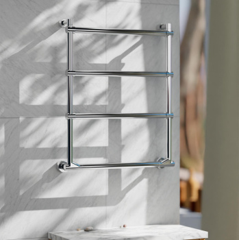 Полотенцесушитель электрический Margaroli Sole 5124704MWNB 64x52 правый белый