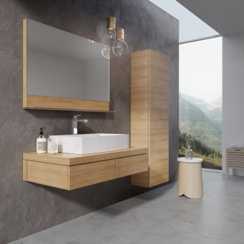 Шкаф боковой Ravak SB Formy 460 дуб X000001261