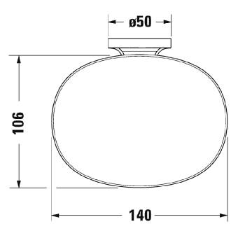 Duravit Starck Мыльница T хром