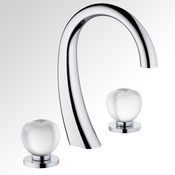 Смеситель для раковины THG Pomme Cristal Clair Satine A42-A02-151 хром