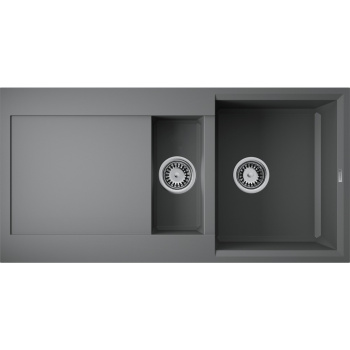 Мойка кухонная Omoikiri Sakaime 100-2-PL платина 4993899