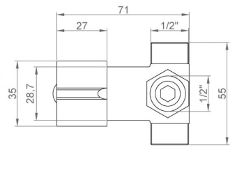 Узел смешивания NOFER 07017.B